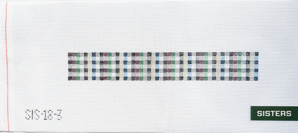 SIS-183 Colorful Check Plaid Key FOB 18M