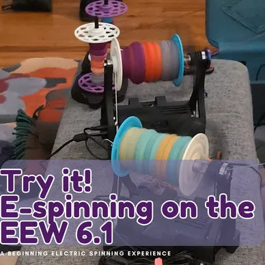 ELECTRIC E-SPINNING WHEEL with YARN ADVENTURE TRUCK