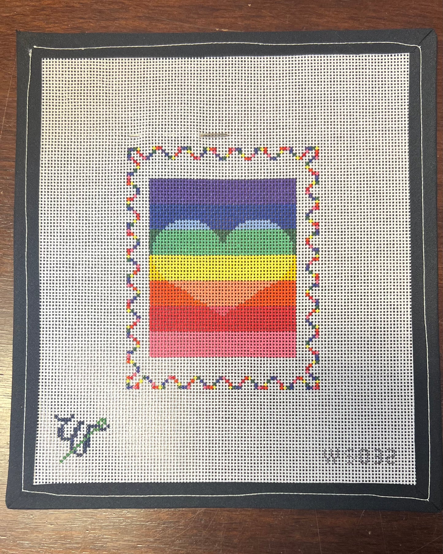 WS-032 Rainbow Postage Stamp - 18M