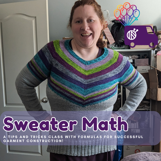 SWEATER MATH with YARN ADVENTURE TRUCK