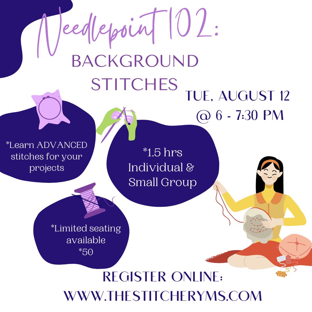 NDLPT 102: Background Stitches - AUG 12 (evening class)