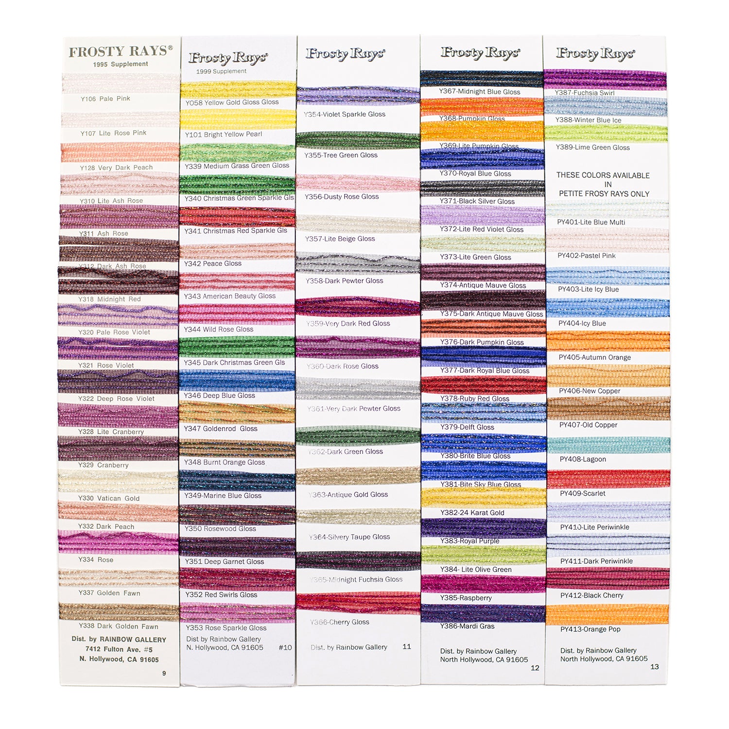 Y071 - Frosty Rays CHRISTMAS RED