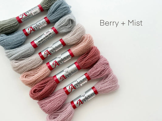 MDS-013 Crewel Yarn - BERRY & MIST